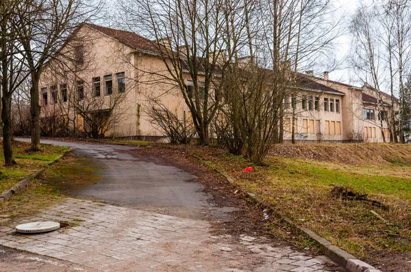 Vilnius Litauen April 2013 Vägen Med Öppen Manlucka Till Stora — Stockfoto