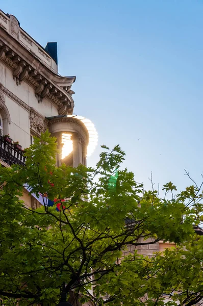 Belgrade Serbia June 2013 Sunlight Beams Reflecting Sun Reflector Hanging — Stock Photo, Image