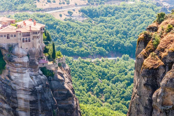 Meteora Grécia Junho 2013 Santo Mosteiro Varlaam Segundo Maior Mosteiro — Fotografia de Stock