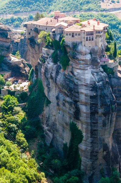 Meteora Řecko Června 2013 Holy Monastery Varlaam Druhým Největším Klášterem — Stock fotografie