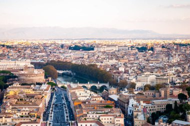 Roma cityscape kentsel silüeti görünümü yukarıdaki ile lots-in tarih, sanat ve Mimarlık