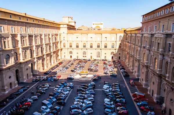 Vaticaan Rome Italië November 2018 Prachtige Architectuur Van Binnenplaats Van — Stockfoto