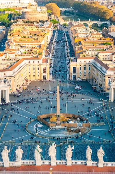 Vaticano Roma Italia Novembre 2018 Vista Dall Alto Sulla Famosa — Foto Stock