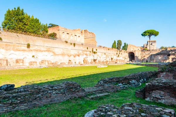 Roma Italia Novembre 2018 Stadio Domiziano Sul Colle Palatino Faceva — Foto Stock