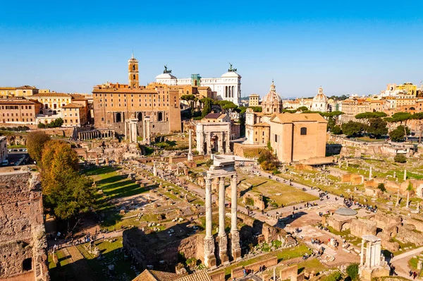 Roma Italia Novembre 2018 Foro Romano Foro Romano Foro Rettangolare — Foto Stock