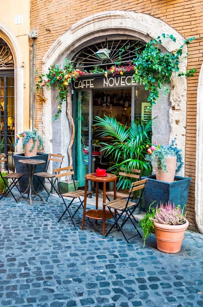 Rome Italy November 2018 Arch Door Entrance Coffee Bar Called — Stock Photo, Image