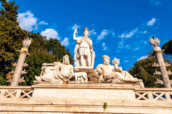 Rom Italien November 2018 Fontana Della Dea Roma Eller Fontän — Stockfoto