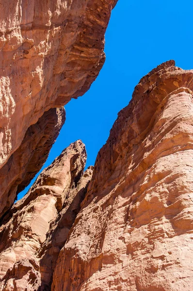 Increíbles Famosos Pilares Salomón Antiguos Acantilados Rocas Altas Con Estrechos — Foto de Stock