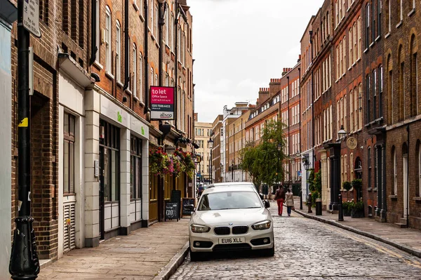 Londres Reino Unido Septiembre 2017 Fachadas Clásicas Ladrillo Tradicional Centro — Foto de Stock