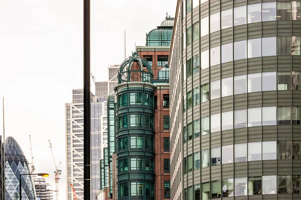 Londres Reino Unido Septiembre 2017 Fachadas Modernas Vidrio Metal Arquitectura — Foto de Stock