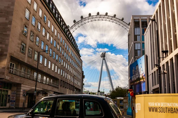 Londres Reino Unido Septiembre 2017 Famosa Rueda Observación London Eye — Foto de Stock