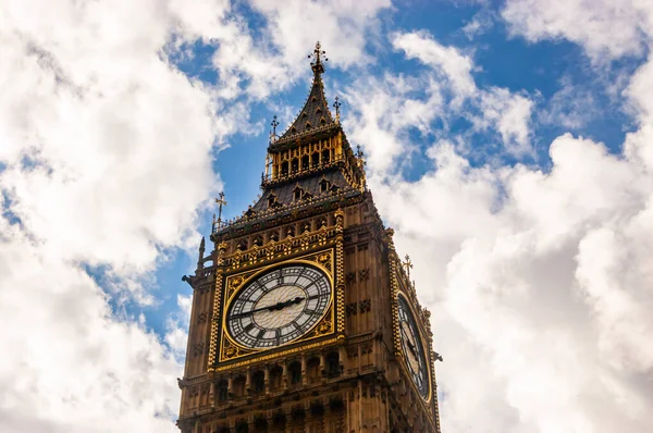 Londen Verenigd Koninkrijk September 2017 Beroemde Klokkentoren Van Big Ben — Stockfoto
