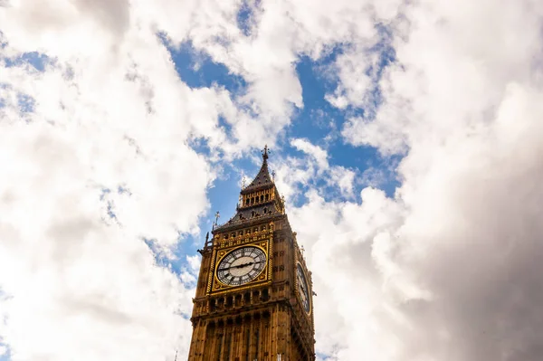 Londen Verenigd Koninkrijk September 2017 Beroemde Klokkentoren Van Big Ben — Stockfoto