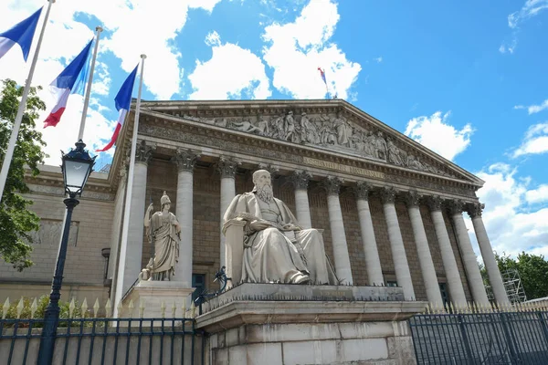 Paris Fransa Haziran 2020 Yılı Ulusal Meclis Hükümet Binası Fransız — Stok fotoğraf
