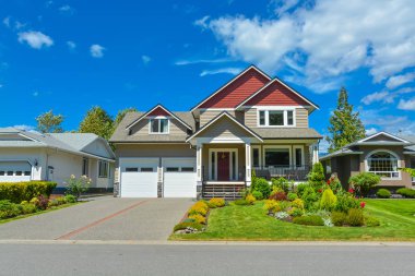 British Columbia, Kanada'da güzel aile evi