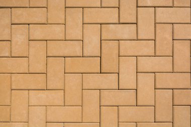 Kahverengi tuğla kaldırım doku arka plan