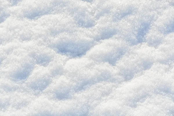 Cristalli bianchi di neve. Struttura di sfondo — Foto Stock