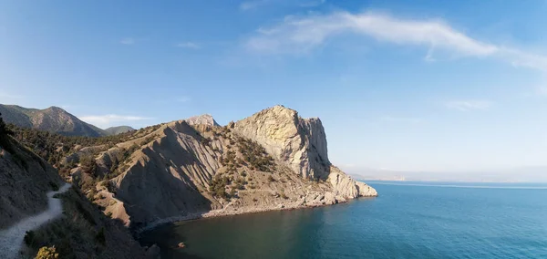 Ландшафт Черного Моря Горы Крыма — стоковое фото