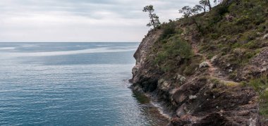 deniz manzaralı dağ manzarası güzel koy, Türkiye