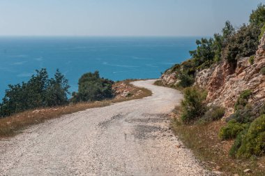 yoğun ormanda güzel yalnız yol, Türkiye
