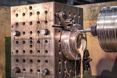 Yüksek hassasiyetli Cnc frezeleme işleme merkezi çalışma, otomotiv numune parça prosesi