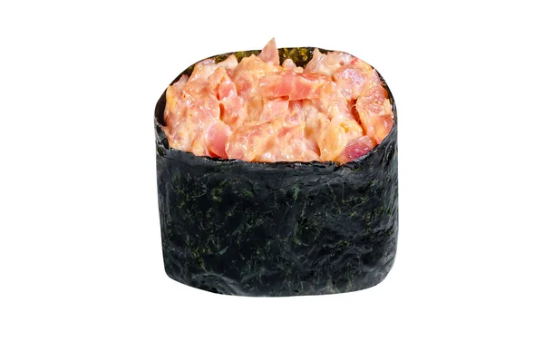 Bliska sashimi Sushi Roll na białym tle — Zdjęcie stockowe