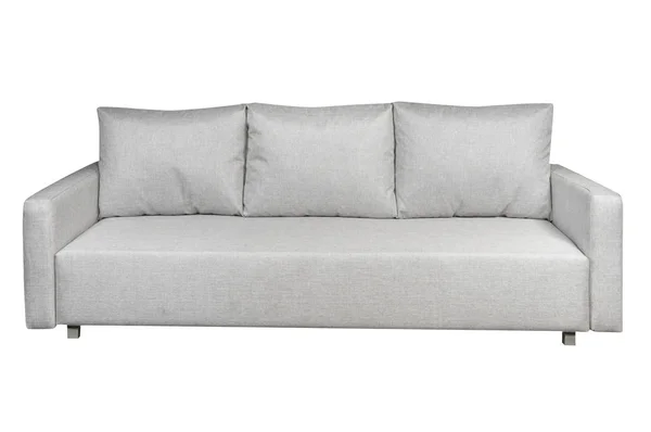 White sofa furniture isolated on white background