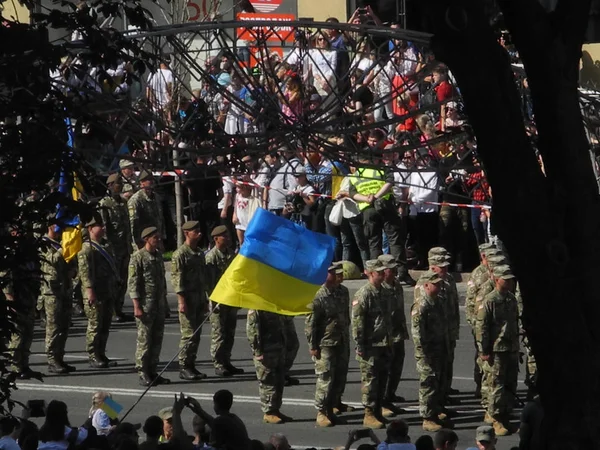 Парад Военной Техники Киеве — стоковое фото