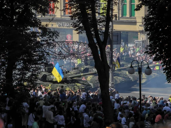 Парад Военной Техники Киеве — стоковое фото