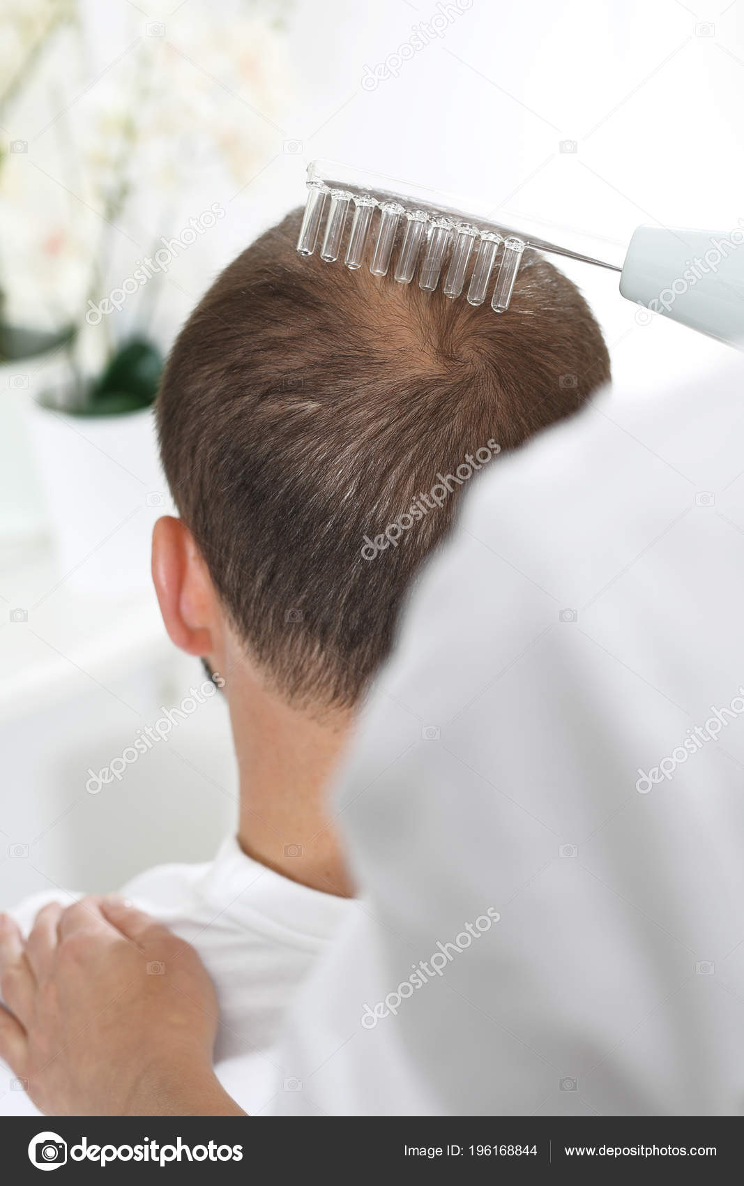 Treatment Hair Loss Oxygen Mesotherapy Head Man Thinning Hair Care