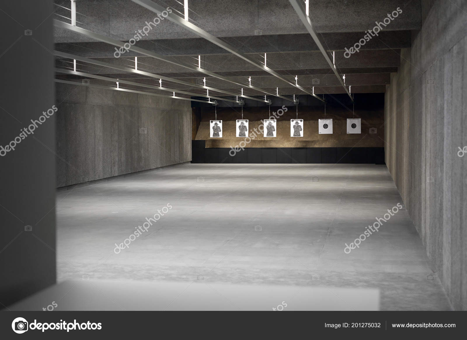 Shooting Range Shooting Target Sports Shooting Range Stock Photo by