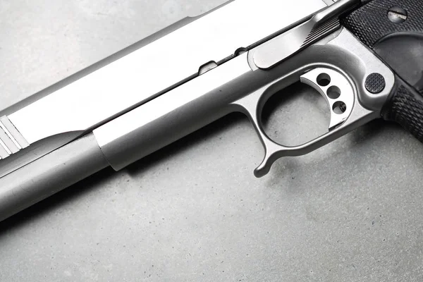 Глок Деталь Конструкции Пистолета — стоковое фото