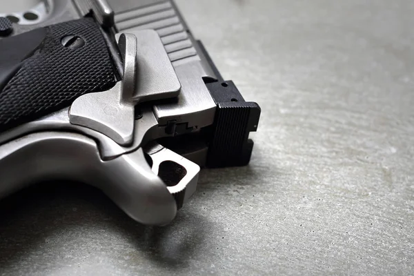 Zbraň Detail Konstrukce Pistole — Stock fotografie