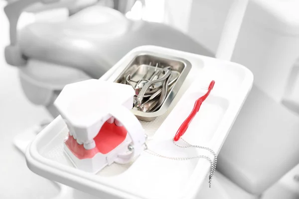 Sedia Dentale Attrezzatura Studi Dentistici — Foto Stock