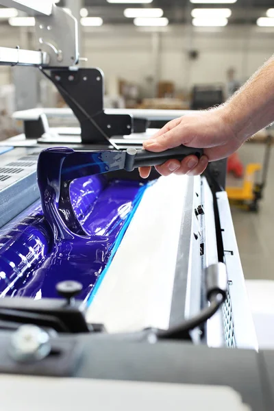 Druckmaschine Nachschub Farbe — Stockfoto