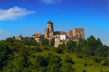 Slovakya 'daki Hrad Lubovna.