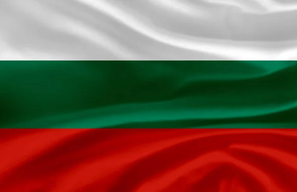 Иллюстрация флага Болгарии . — стоковое фото
