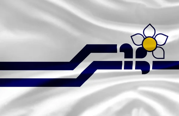 Франко-колумбийская иллюстрация флага . — стоковое фото