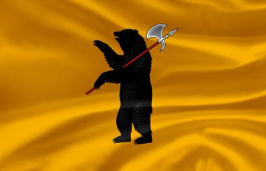 Yaroslavl sallanan bayrak illüstrasyonu.