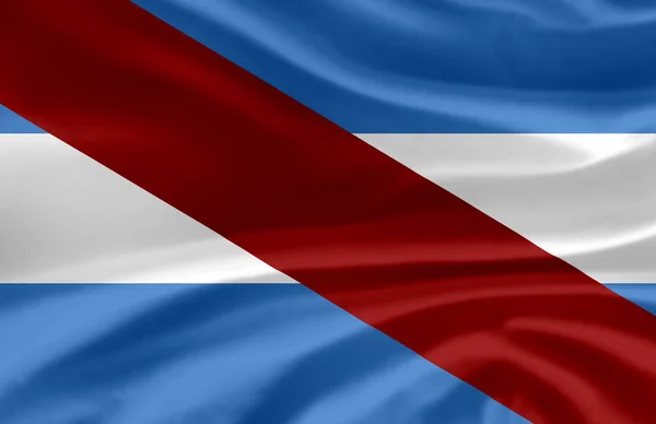 Entre Rios zwaaiende vlag illustratie. — Stockfoto