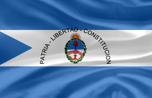 Corrientes viftande flagga illustration. — Stockfoto