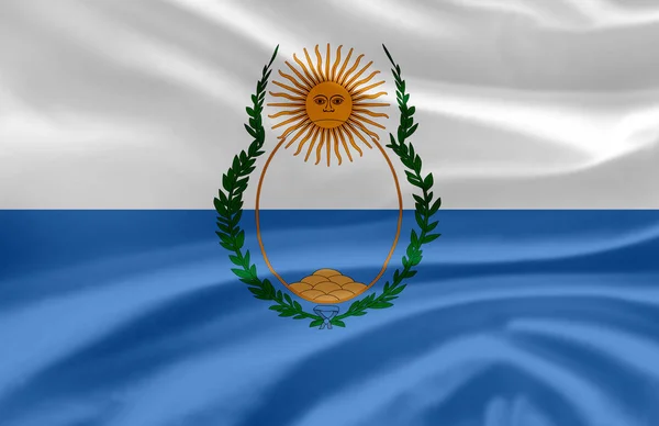Mendoza viftande flagga illustration. — Stockfoto