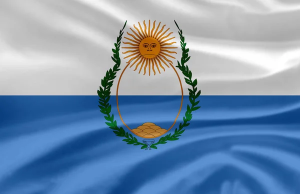 Mendoza schwenkt Flagge. — Stockfoto