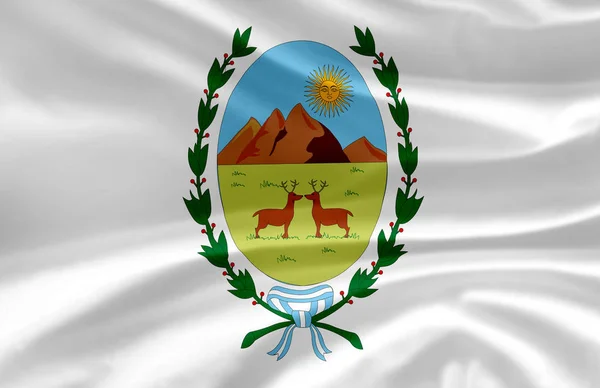 San Luis zwaaiende vlag illustratie. — Stockfoto