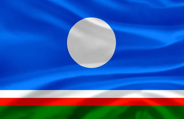 Illustration du drapeau Sakha . — Photo