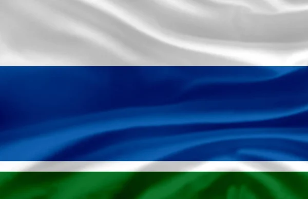 Sverdlovsk waving flag illustration. — Stock Photo, Image
