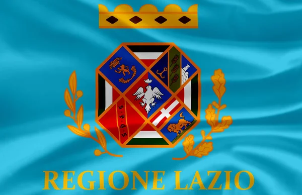 Lazio macha flaga ilustracji. — Zdjęcie stockowe