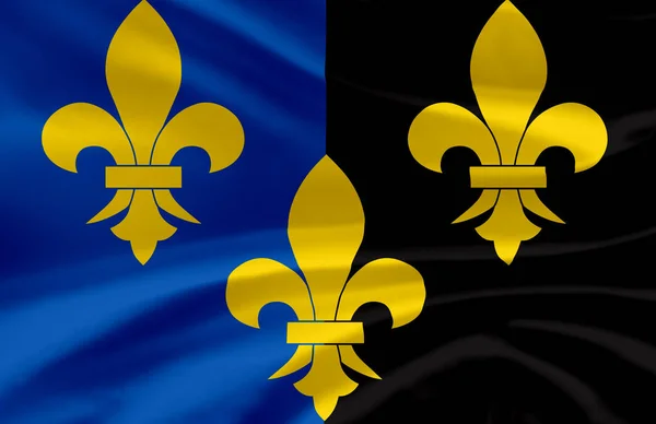 Illustration du drapeau du Monmouthshire . — Photo