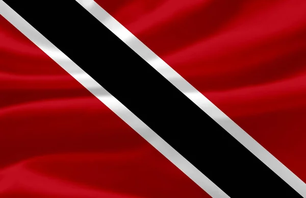 Trinidad en Tobago zwaaiende vlag illustratie. — Stockfoto