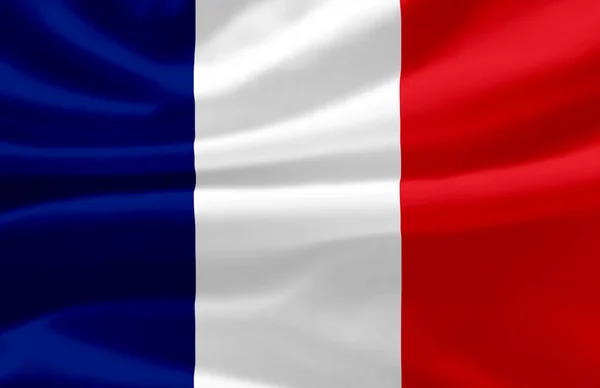 France waving flag illustration. — Stock Photo, Image